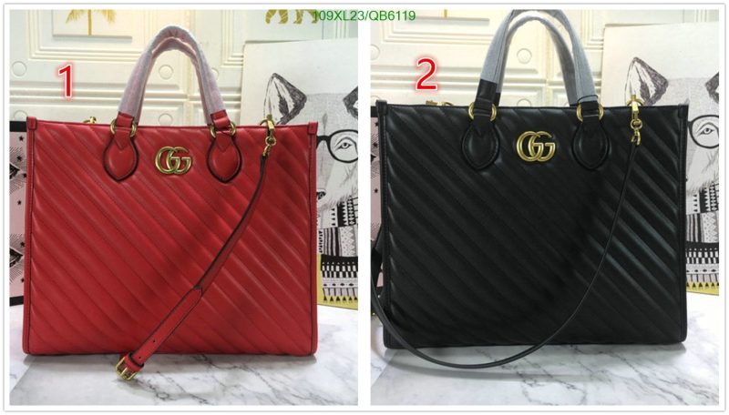 Gucci Replica GG Marmont Red & Black Tote Bag - Luxury Designer Inspired Handbag