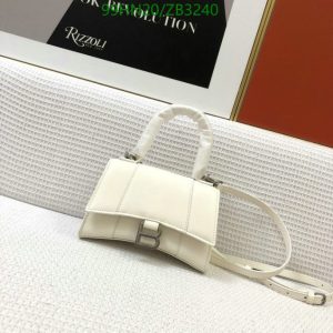 Balenciaga Replica Hourglass Stunning White Small Bag ZH224
