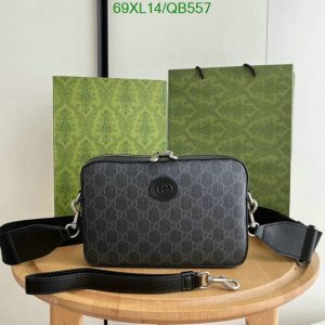 Image featuring the luxurious Gucci Replica Interlocking G Shoulder Prestige Messenger Bag QB920