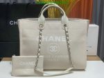 Chic image featuring the Chanel Replica Deauville Medium Tote Bag RB463 crafted from canvas material.
