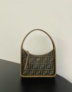 Stylish image showcasing the Fendi Replica Mini Fendessence Brown FF Bag RB996, a chic accessory perfect for any occasion.