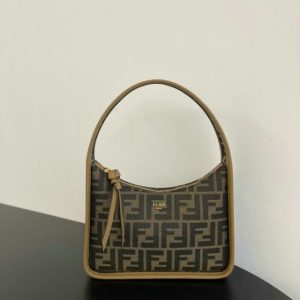 Stylish image showcasing the Fendi Replica Mini Fendessence Brown FF Bag RB996, a chic accessory perfect for any occasion.