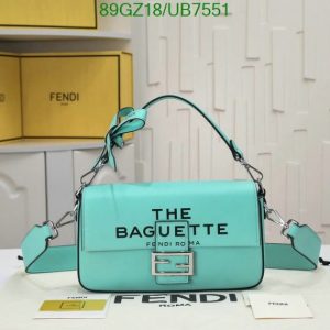 Stylish image featuring the FENDI Replica Baguette MM Iconic Marc Jacobs Bag UB887 in charming light blue color.