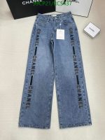 Stylish Chanel Replica 1:1 Jeans for Women in Denim