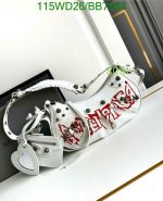 Elegant White Balenciaga Replica XS Le Cagole Shoulder Bag