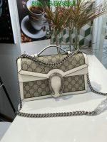 Gucci Replica Dionysus GG Top Handle Bag BB84 in White