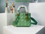 Christian Dior My ABCDior Designer Lady Bag LB3416 - FRONT VIEW IN GREEN