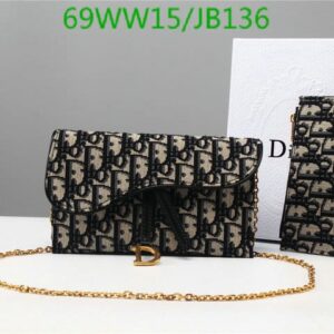 Dior Saddle WOC Wallet On Chain Bag JB1361 - featured image