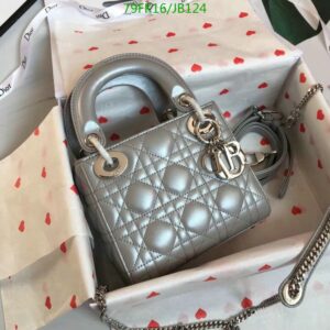 Lady Dior My ABCDior Cannage Handbag JB1241 - FRONT VIEW