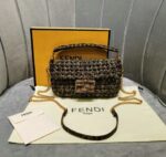 Fendi 1:1 Replica Super Quality Canvas Shoulder Bag FDBT7482