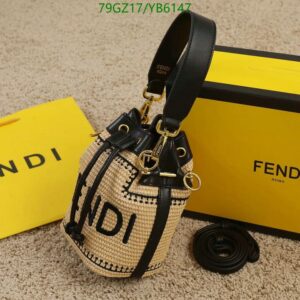 Fendi Fake Mon Tresor Mirror Bucket Bag FKHN6789