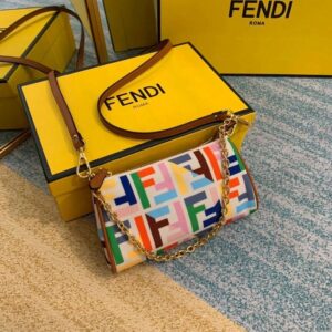 Fendi Trendy 1:1 Mirror multicolor Mini Bag FKLQ7890