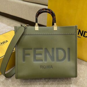 Fendi Replica Peekaboo Mirror Tote Bag FSBJ7841