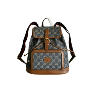 Gucci Replica Blue Backpack with Interlocking G BK8735