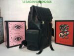 Gucci AAAA Replica Black Hiking Travel Backpack GGB0934