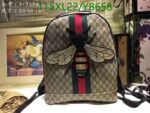 Fake Gucci Designer Beige Backpack Bag YBZX357