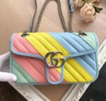 Replica Gucci Flap Crossbody GG Marmont Bag Z2H6P5 - FRONT VIEW