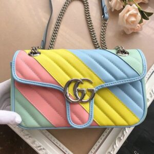 Replica Gucci Flap Crossbody GG Marmont Bag Z2H6P5 - FRONT VIEW