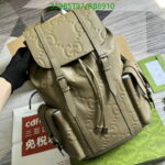 Gucci Replica Jumbo GG Leather Backpack BK8761