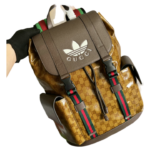 Gucci Replica Adidas x Gucci Backpack Beige and Brown BK8753