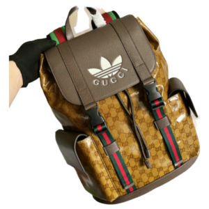 Gucci Replica Adidas x Gucci Backpack Beige and Brown BK8753