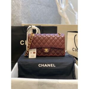 Chanel Replica Medium Brown Lambskin Shoulder Bag XZ4731