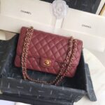 Chanel Classic Handbag Replica Red Grained Calfskin AB4321