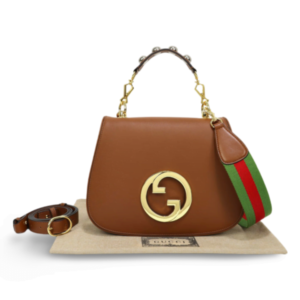 Mirror Gucci Blondie Brown Shoulder Bag JX542