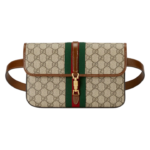 Mirror Gucci Jackie 1961 Beige Replica Belt Bag with Leather QX314