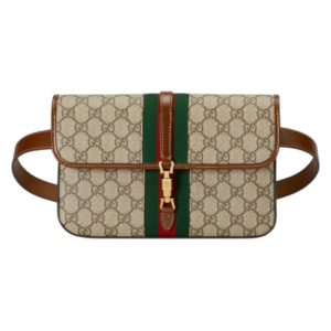 Mirror Gucci Jackie 1961 Beige Replica Belt Bag with Leather QX314